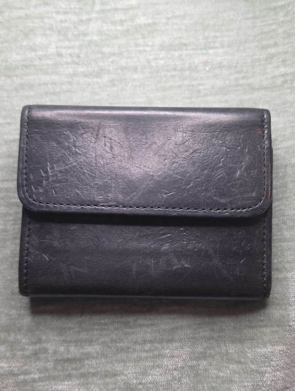 Black Vintage Coach Card/Coin Wallet Unisex Men Or Women Can Use